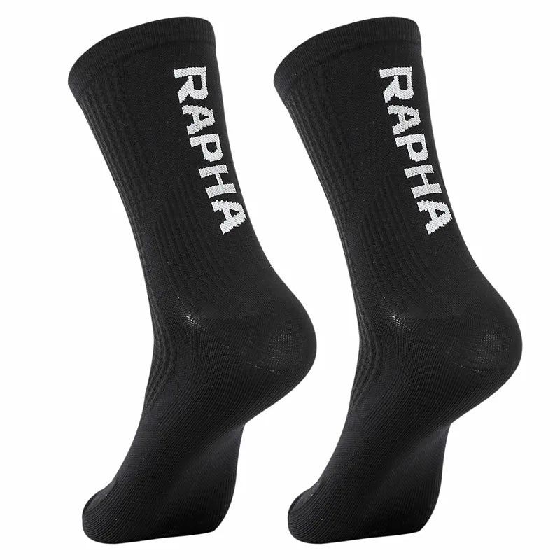 Calcetines de ciclismo unisex Bmambas 2023 para hombre, resistentes al desgaste, para deportes al aire libre, ciclismo de carretera, running y baloncesto.