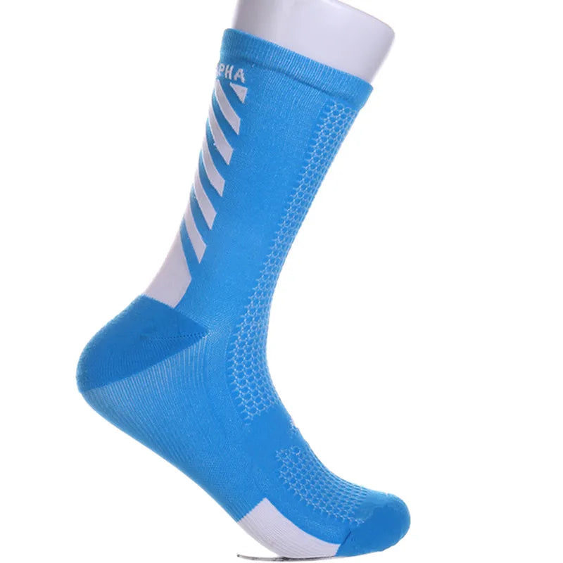 Calcetines de ciclismo unisex Bmambas 2023 para hombre, resistentes al desgaste, para deportes al aire libre, ciclismo de carretera, running y baloncesto.