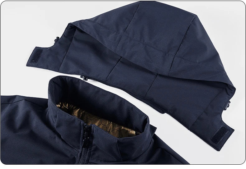 Men's Winter SoftShell Tactical Waterproof Jackets Male Hood Coat Combat Fishing Hiking Camping Climbing Skiing Outdoor Sports C