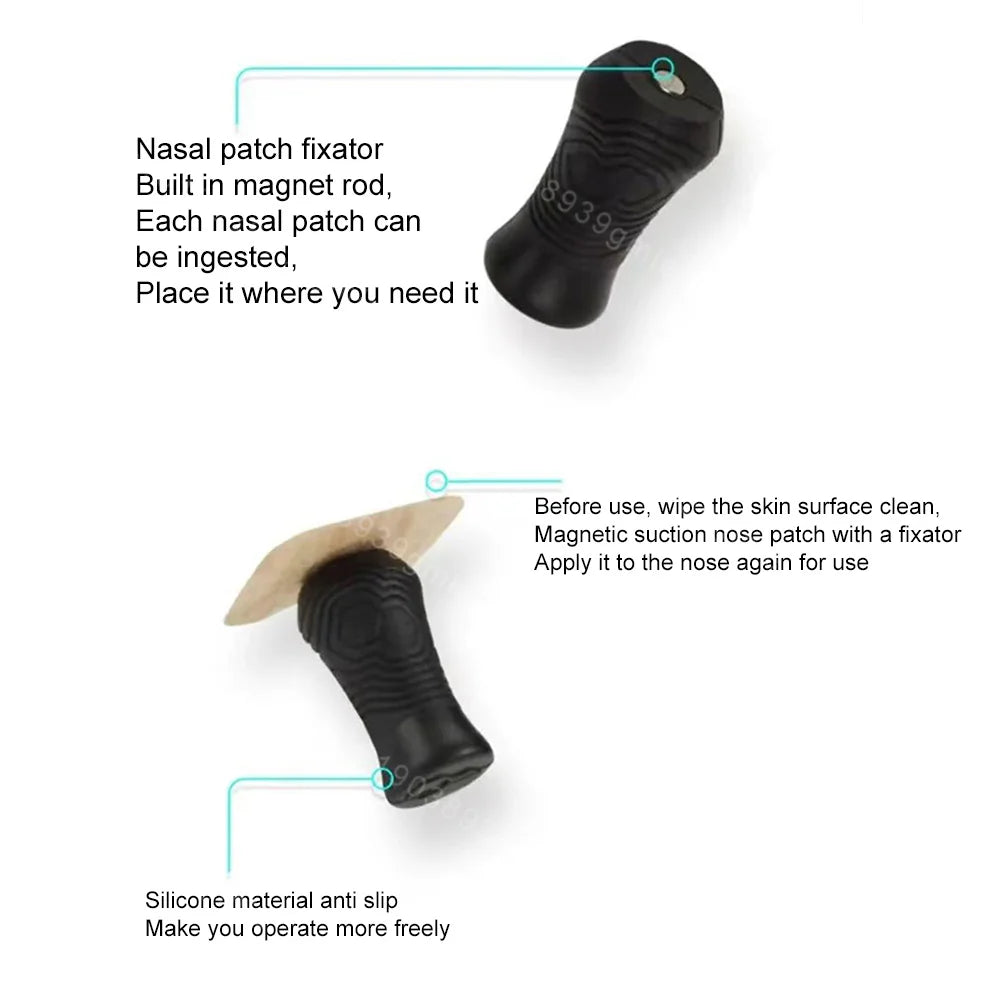 Magnetic Nasal Breathing Dilators Kit Nasal Dilator Boost Oxygen Intake Breathing Nose Strips Breathing Nose Clip Nasal Strips