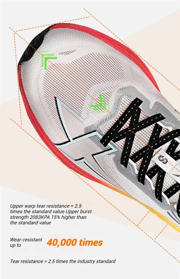 Xtep 2000km 3.0 Running Shoes For Men 2025 Spring Sneakers Cushioning Training Jogging Wear-Resistant Lightweight 875119110032