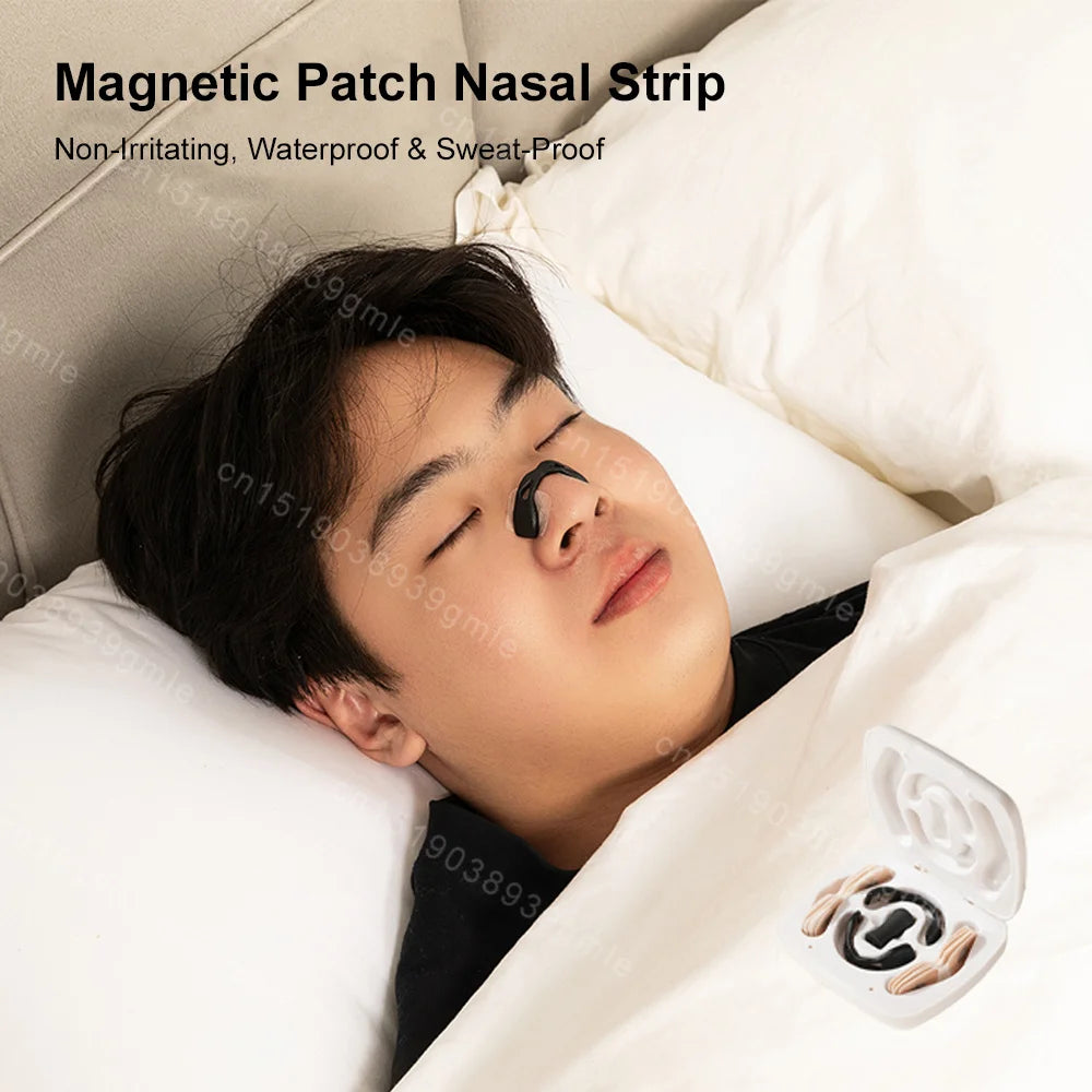 Magnetic Nasal Breathing Dilators Kit Nasal Dilator Boost Oxygen Intake Breathing Nose Strips Breathing Nose Clip Nasal Strips