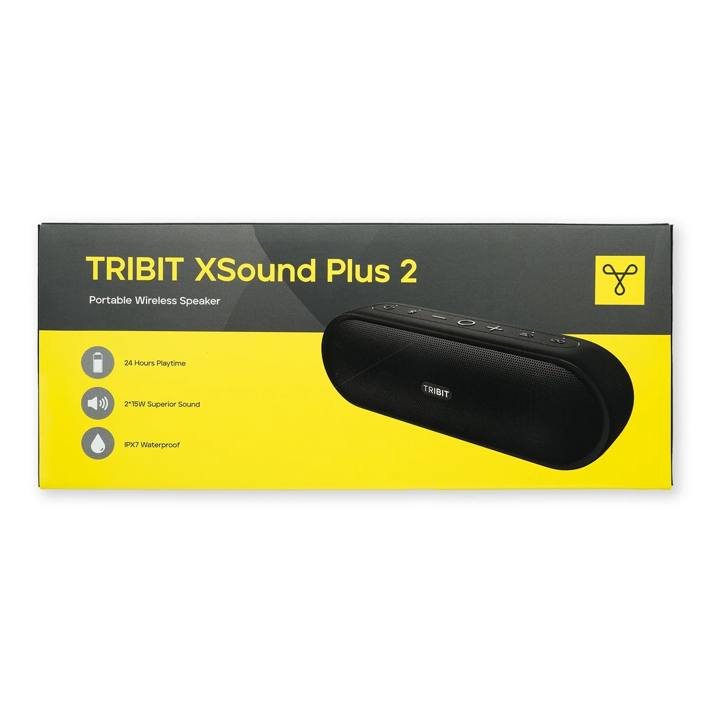 TRIBIT XSound Plus 2 Portable Bluetooth Speaker, 30W Power, IPX7 Waterproof, 24-Hour Playtime, Wireless for Camping & Hiking