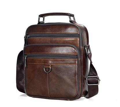 Hot Fashion Men Messenger Bags Genuine Leather Handbags for Man Luxury Brand Male Crossbody Bag for Mini Pad Boy Shoulder Bag
