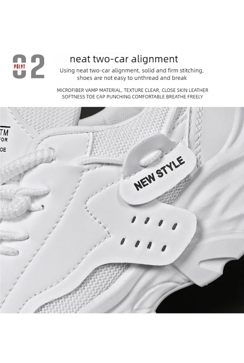 Men's breathable thick soled casual sports shoes for outdoor running four seasons new dad shoes soft soles comfort male sneakers