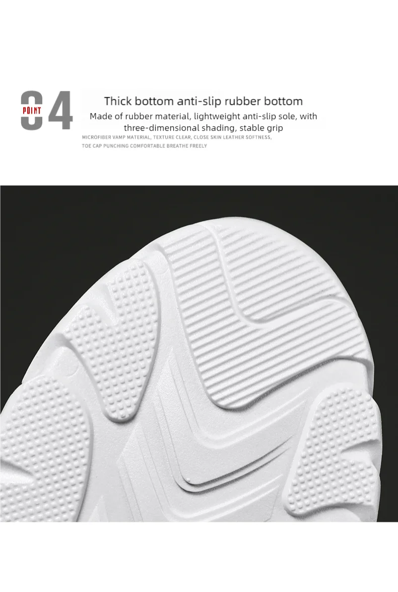 Men's breathable thick soled casual sports shoes for outdoor running four seasons new dad shoes soft soles comfort male sneakers