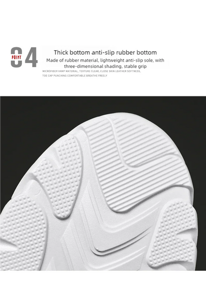 Men's breathable thick soled casual sports shoes for outdoor running four seasons new dad shoes soft soles comfort male sneakers