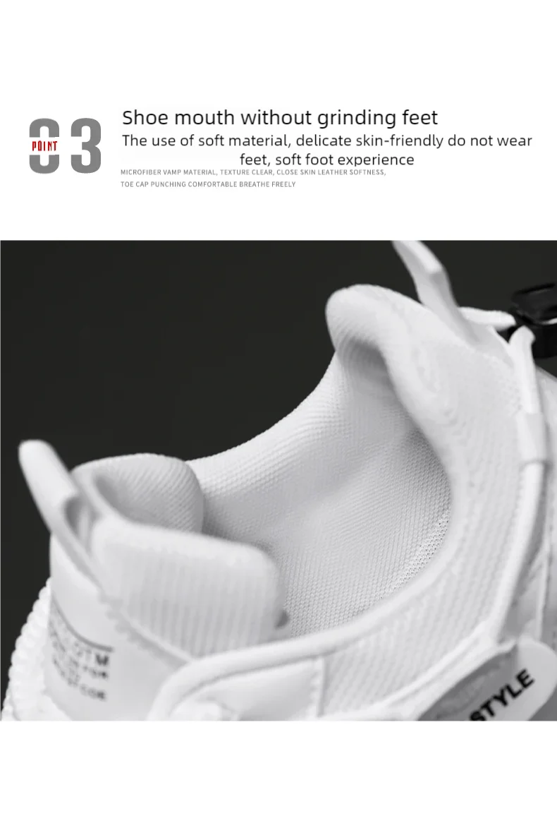 Men's breathable thick soled casual sports shoes for outdoor running four seasons new dad shoes soft soles comfort male sneakers
