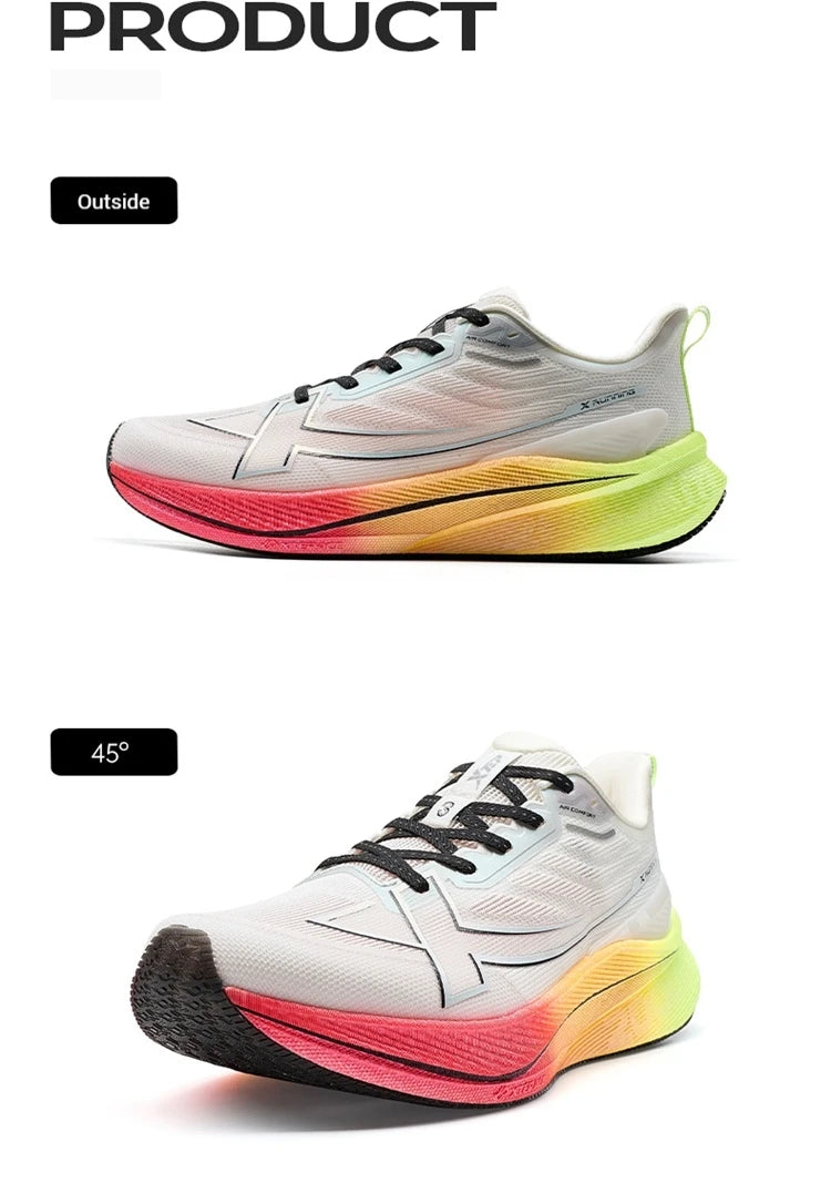 Xtep 2000km 3.0 Running Shoes For Men 2025 Spring Sneakers Cushioning Training Jogging Wear-Resistant Lightweight 875119110032