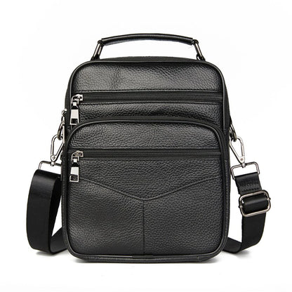 Hot Fashion Men Messenger Bags Genuine Leather Handbags for Man Luxury Brand Male Crossbody Bag for Mini Pad Boy Shoulder Bag