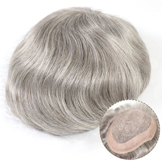 Prótesis Capilar para Hombre – 100% Cabello Humano – Transpirable y Natural 