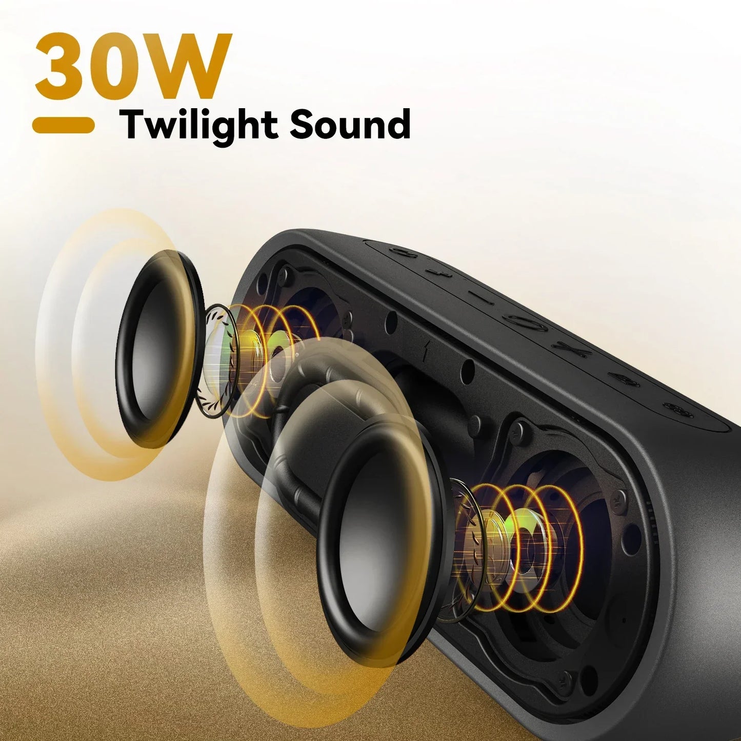 TRIBIT XSound Plus 2 Portable Bluetooth Speaker, 30W Power, IPX7 Waterproof, 24-Hour Playtime, Wireless for Camping & Hiking